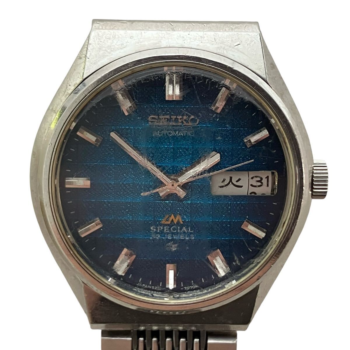 自動巻腕時計 SEIKO ロードマチック 23石 希少 青文字盤 Yahoo!オークション -「セイコー lm ブルー」の落札相場・落札価格