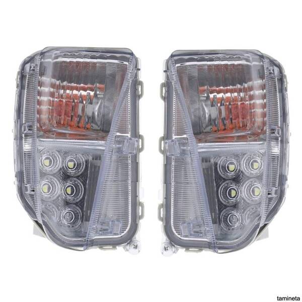 トヨタ プリウス 用 ウインカー LED デイライト 左右セット 30系 後期 TOYOTA PRIUS ZVW30 互換 社外品 汎用 交換 修理 程よい明るさです