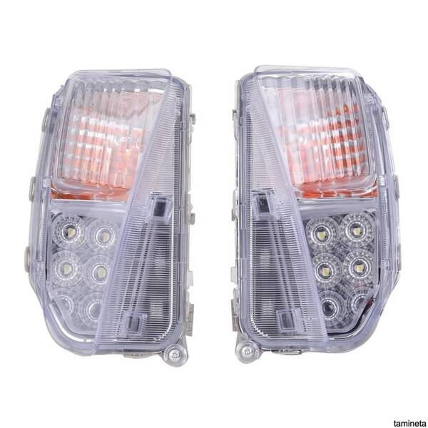 トヨタ用 LED ウインカー デイライト 左右セット プリウス 30系 後期 US仕様 TOYOTA PRIUS ZVW30 社外品 リーズナブルで程よい明るさです