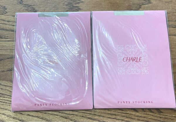 CHARLE サポートパンティストッキング HA081 Lサイズ 2個セット 未使用 グレー、ベージュ