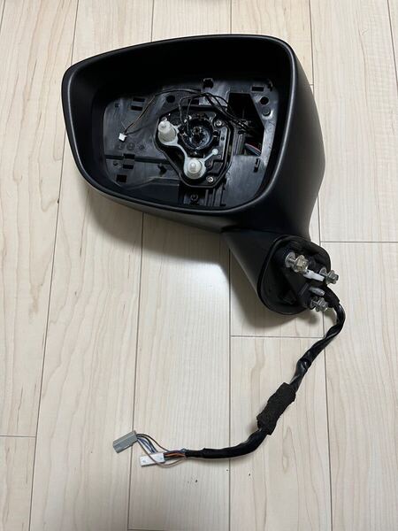 ◆送料込み◆マツダ CX-5 KE 前期 左ドアミラー BSM サイドカメラ付き ジェットブラックマイカ ジャンク