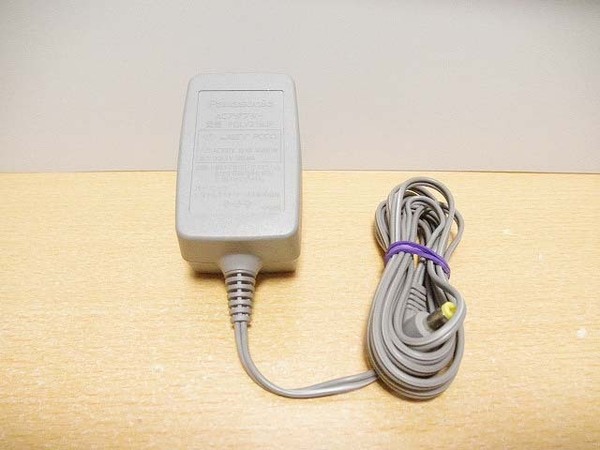 即決 送料込 Panasonic コードレス電話機用 ACアダプター PQLV219JP 6.5V 500mA 通電確認 中古経年品 現状渡し