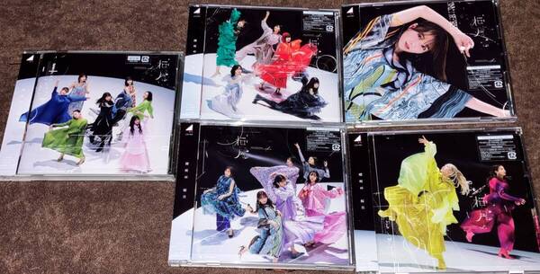 未再生 櫻坂46 CD&Blu-ray 5th single 桜月 ABCD通常盤 5枚セット