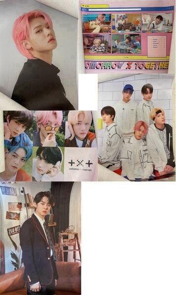 TXT TOMORROW X TOGETHER Blue Hour R・AR・VR 3形態 2021 NEW YEAR'S EVE LIVE 2021 FANLIVE SHINE X TOGETHER ヨンジュン ポスターセット