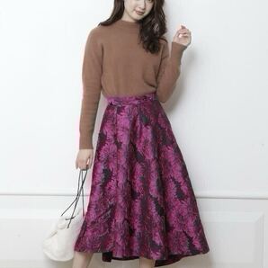 Mystrada マイストラーダ 2017 AW ジャガードアシメスカート 公式 正規品