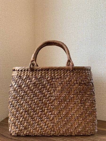 山葡萄かごバッグ 手作り カゴバッグ 内布付き 三つ編み