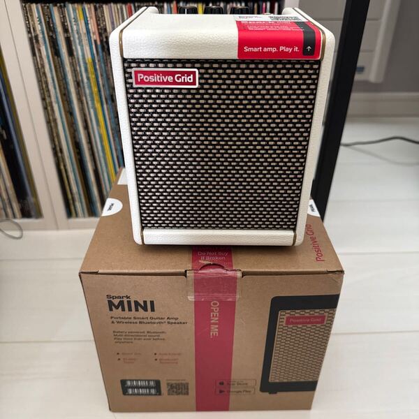 【ほぼ未使用】Positive Grid Spark Mini Pearl ギターアンプ ポジティブグリッド スパークミニ ポータブル Smart jam