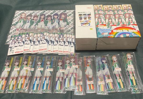wake up girls まとめ売り 43個 クリアファイル ポスター タンブラー ステッカー 文具 定規 ウェイクアップガールズ