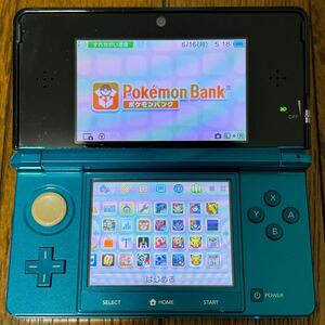 ニンテンドー3DS ポケモンバンク・ポケムーバー◇アクアブルー◇