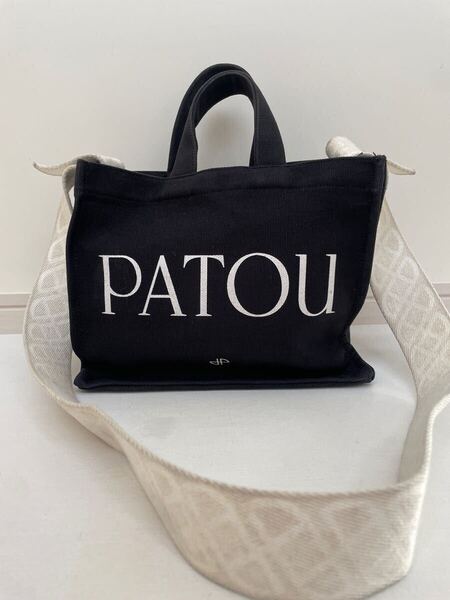 パトゥ コットンキャンバス パトゥトート スモール PATOU ショルダーバッグ スモールパトゥキャンバストート Small Patou Canvas Tote