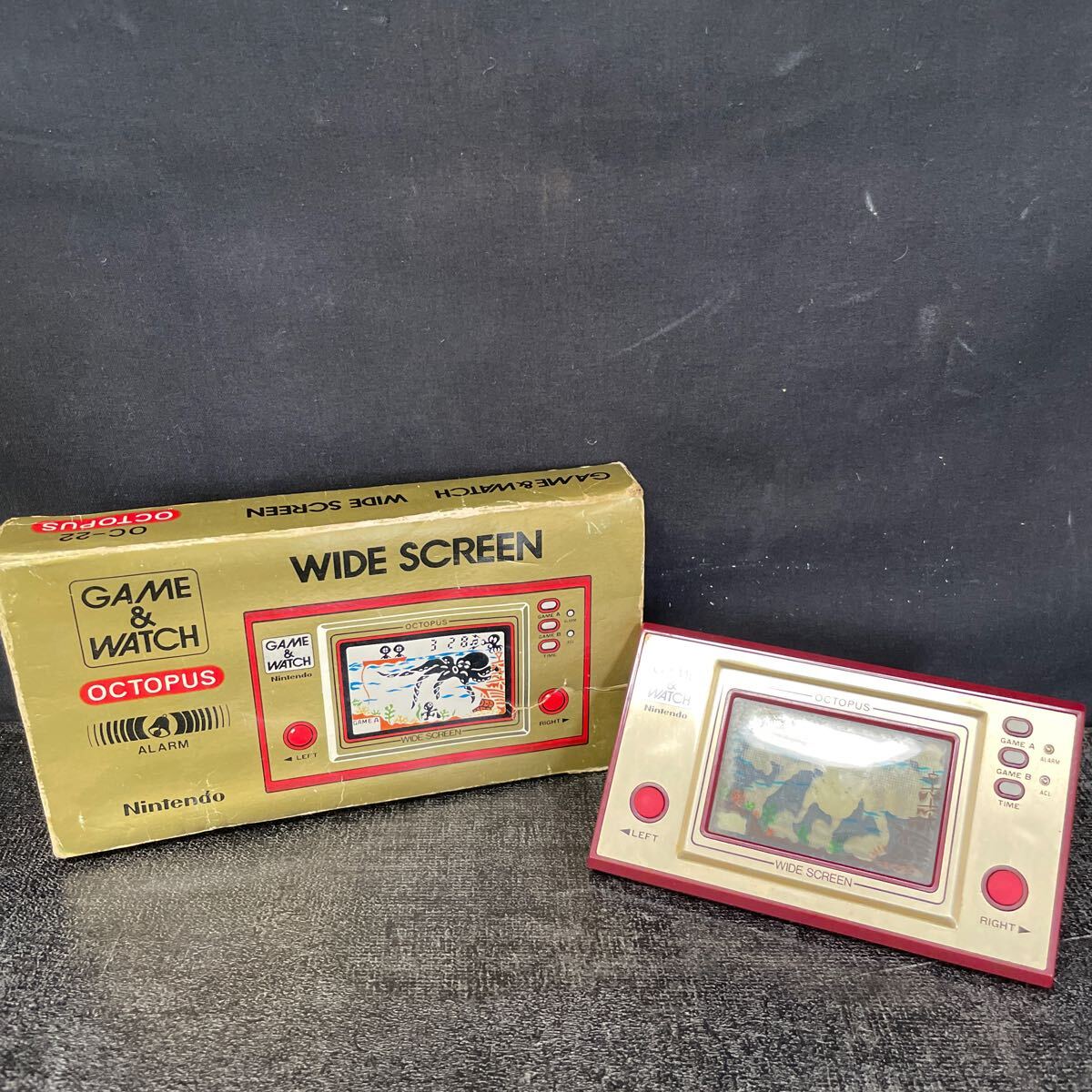 ニンテンドー ゲームウォッチ オクトパス 動作確認済 昭和レトロ