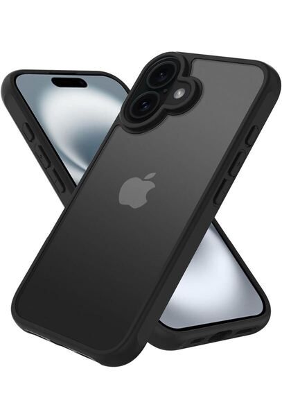 iPhone16 ケース マット感 耐衝撃 滑り止め iPhone 16 ケース 指紋防止 米軍MIL規格 黄変防止 ストラップホール付き ワイヤレス充電対応