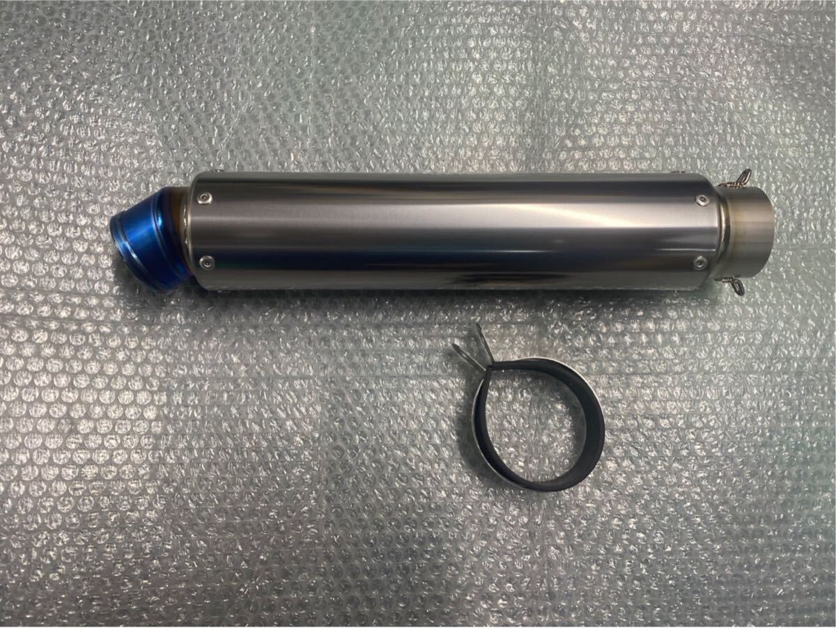 汎用サイレンサー 100φ×340mm 差込径 50.8φ チタンマフラー