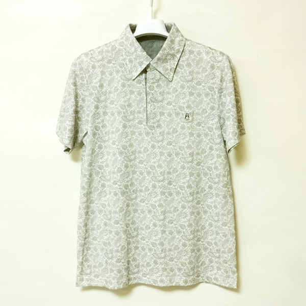 Hush Puppies ハッシュパピー メンズM ペイズリー ポロシャツ 中古 送料込み