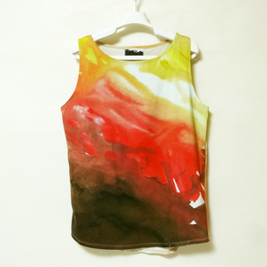 Patterntorso パターントルソー レディースF 水彩 タンクトップ 中古 送料込み