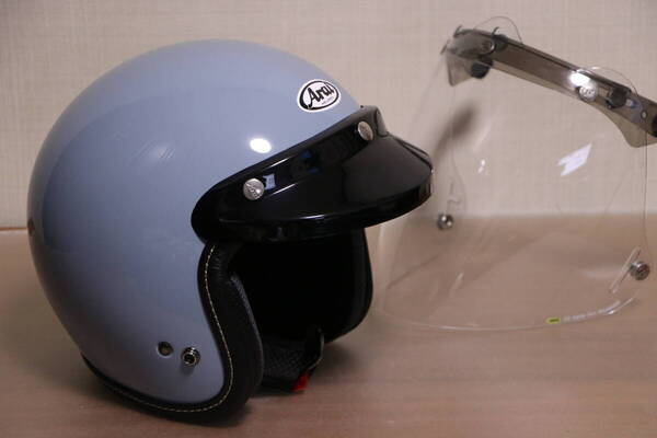 ARAI CLASSIC AIR SIZE:59-60 L 中古 アイスブルー アライ ジェット クラッシックエアー ICE-BLUE SZ FORCE