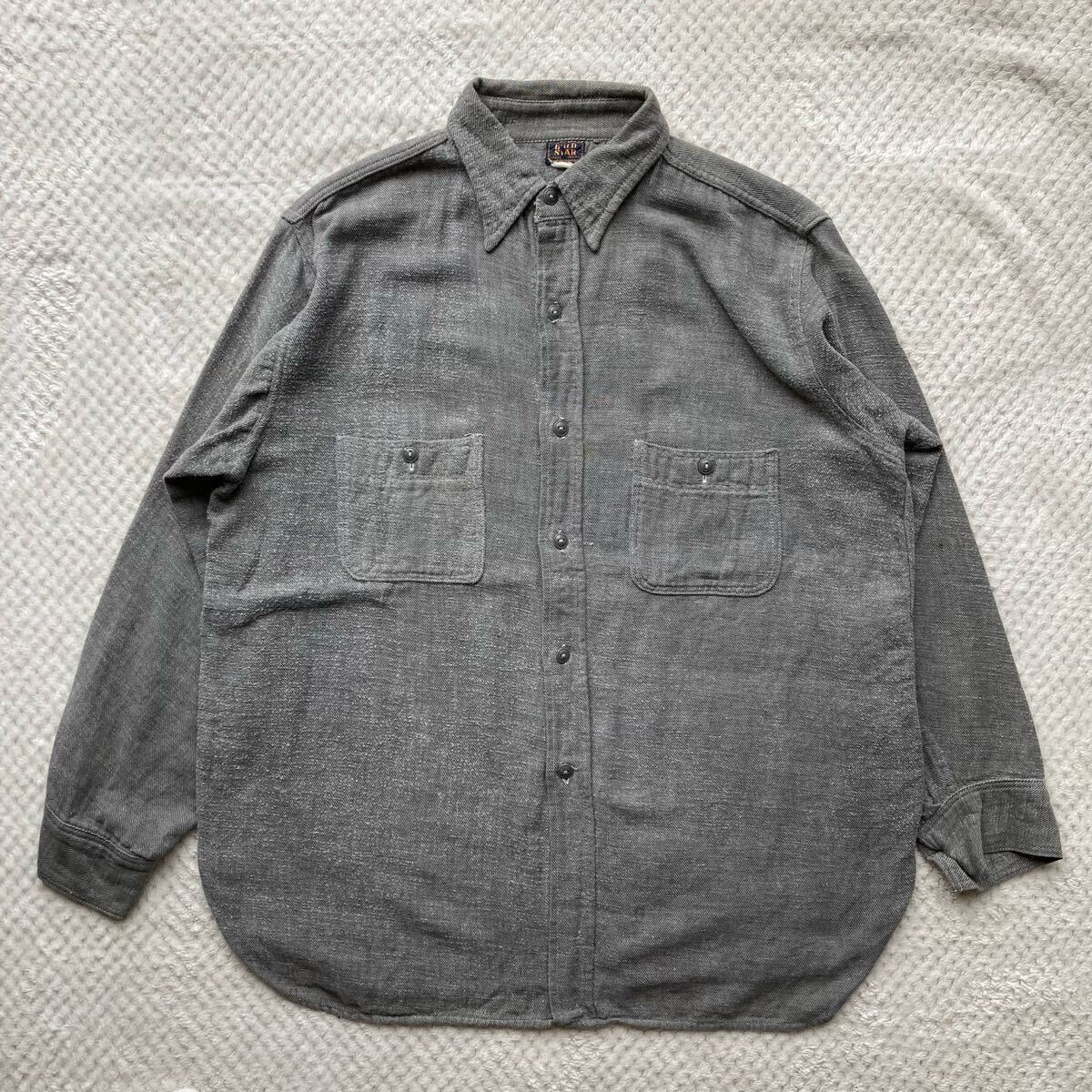 50年代 SEARS MOUNTAIN CLOTH シアーズ マチ付き ワークシャツ