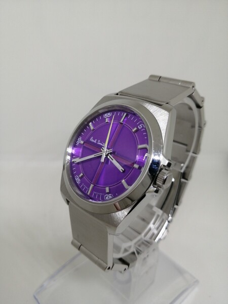 【稼働品】Paul Smith ポールスミス 6038-H24741 メンズクォーツ腕時計 PU