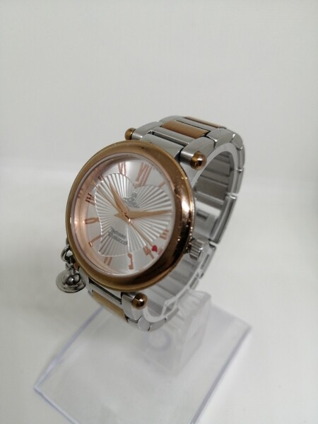 【稼働品】Vivienne Westwood ヴィヴィアンウエストウッド VV006RSSL レディースクォーツ腕時計