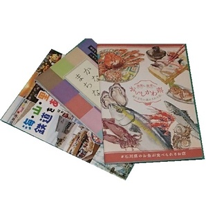 260/地図 旅行ガイド/石川/かなざわまちなび/海・山・里と石川県霊峰白山のふもとで鉄道をあそぼ!/加賀も能登も。おいしかわ県/計3冊.