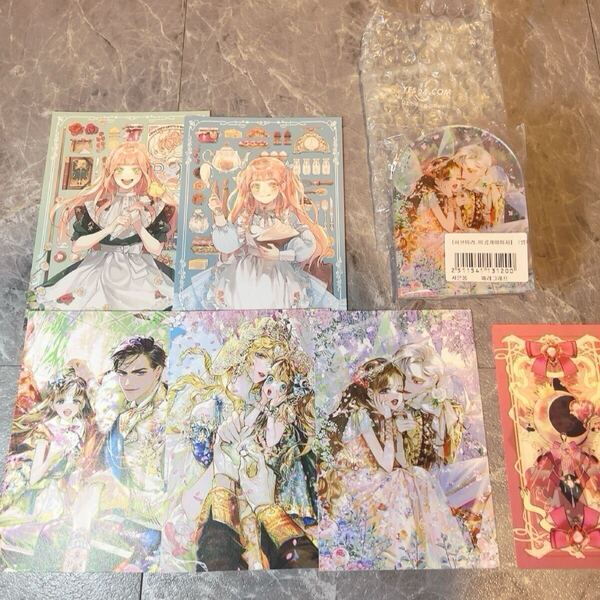 希少グッズ! 韓国漫画 母が契約結婚しました 原作小説 予約購入限定グッズ アクリルスタンド 悪役皇女様はお菓子の家に住みたい Manhwa