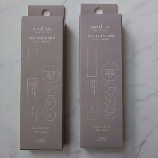 3COINS EYELASHE SERUM ASUまつ毛美容液 2個セット