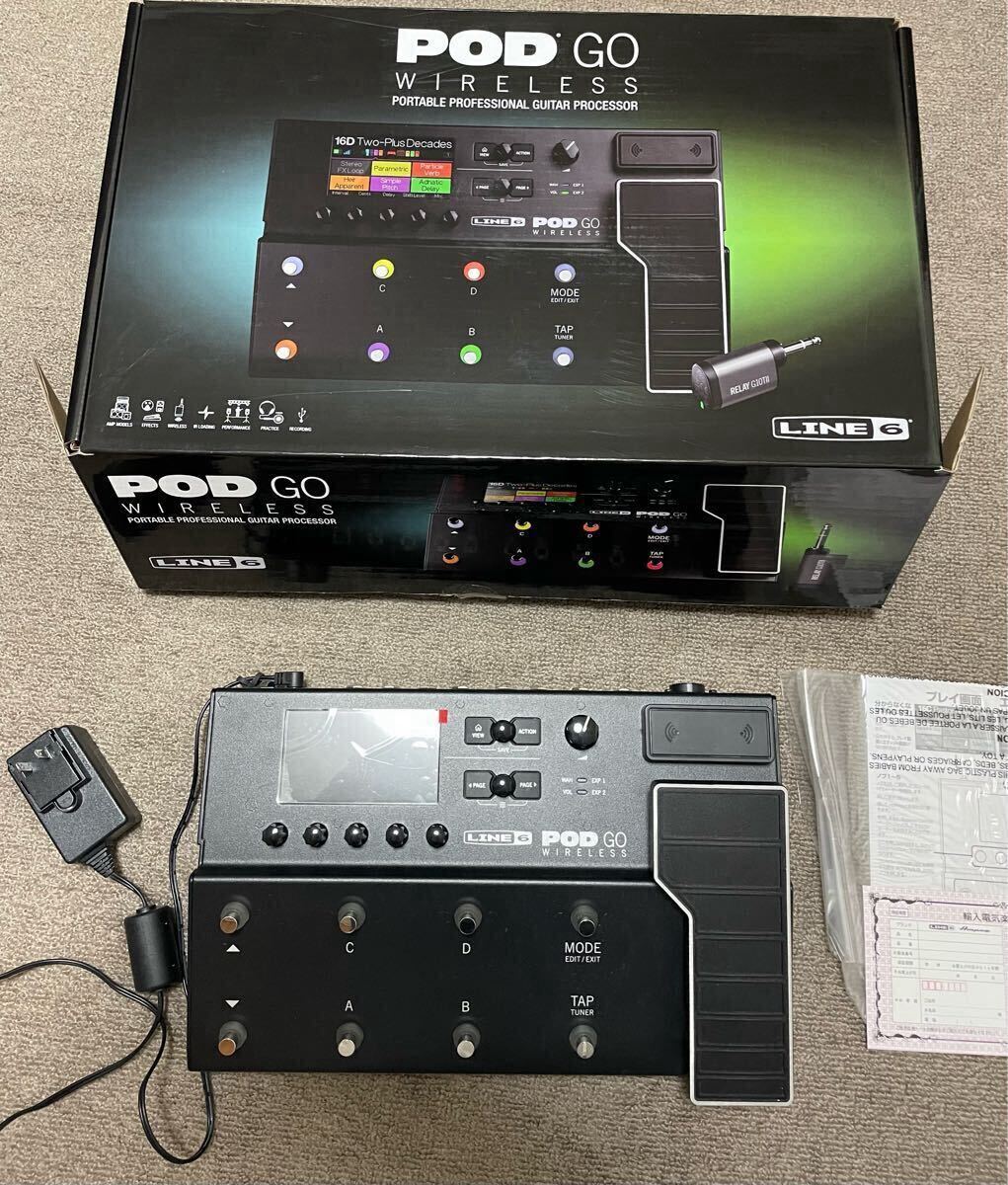 Line 6 POD Go Wireless Guitar Multi-Effects Processor
