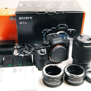 美品SONYα7RII ・レンズ・付属品あり・ショット数2900程