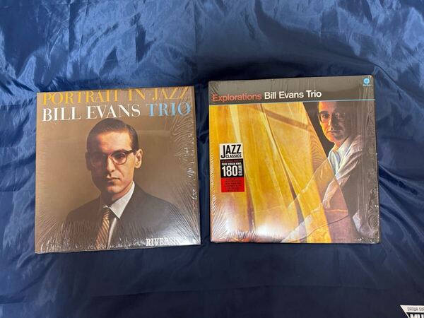 bill evans portrait in jazz /exploration lp レコード ビル エヴァンス