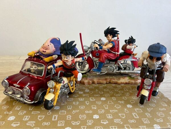 【新品未使用】ドラゴンボール キャラクター勢揃い フィギュア 4セット 箱なし 赤Ver.