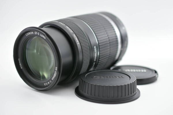 【美品】Canon キヤノン EF-S 55-250mm F4-5.6 IS 望遠ズームレンズ