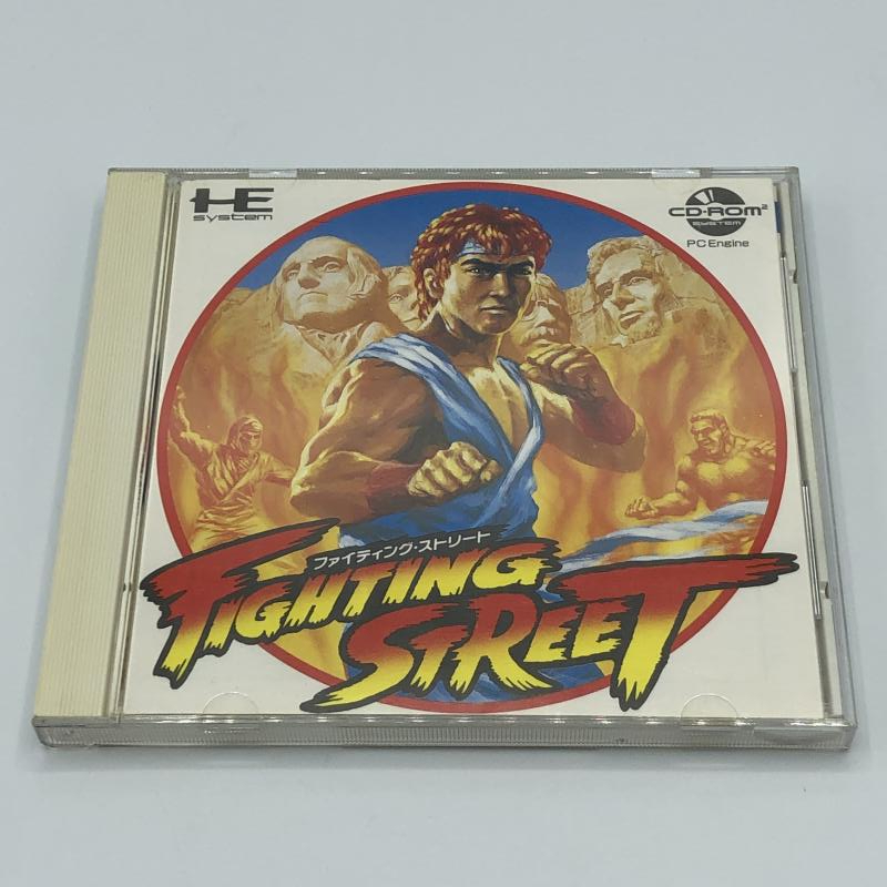 PC Engine ソフト ファイティングストリート ファイティングストリート : Fighting Street. PCエンジン実機