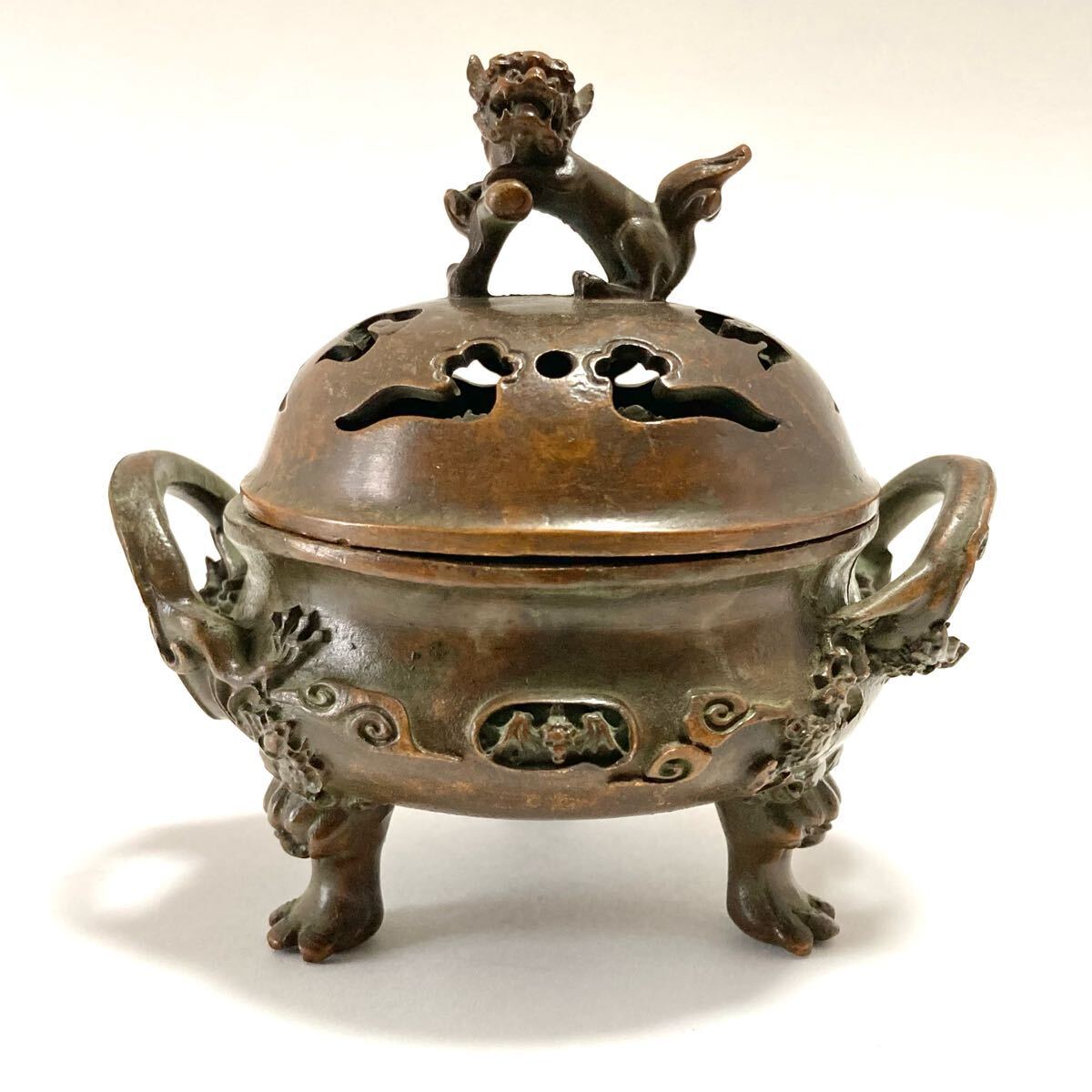 八仙香炉 銅 細工 美術品 茶道具 香道具 装飾品 工芸品 置物 八仙香炉 銅製 薫る香炉 香道具 装飾品 工芸品 美術品 置物