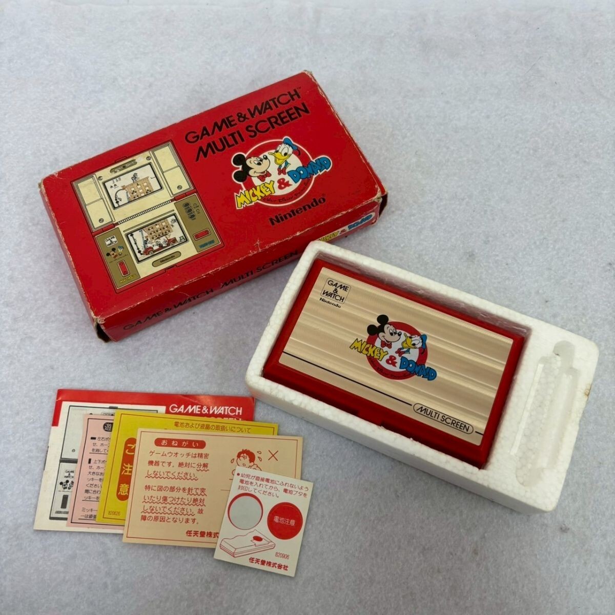 ゲームウォッチ ミッキー＆ドナルド - 「宝の森」昭和レトロ雑貨
