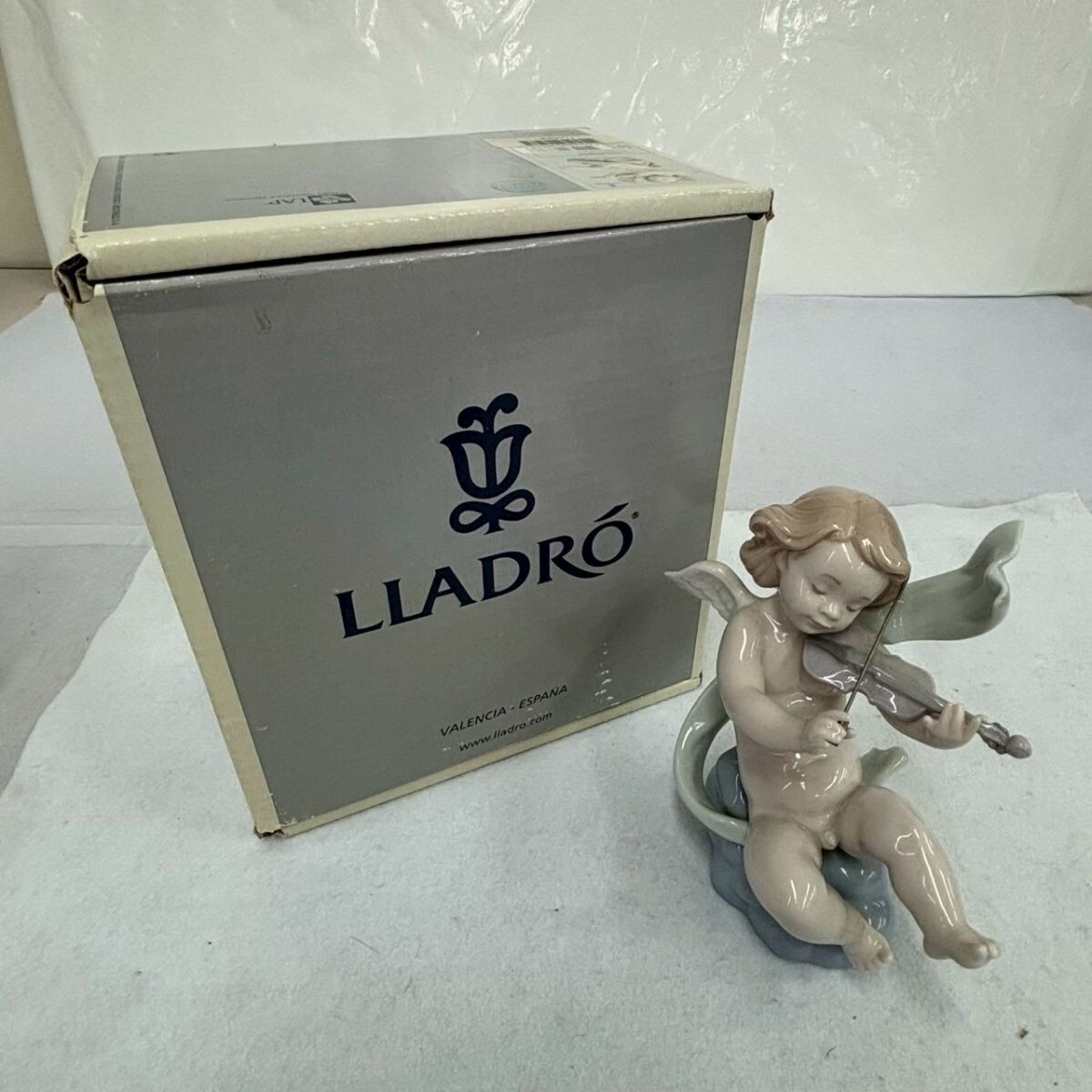 リヤドロ　陶器製 天使の像 約20cm リヤドロ・LLADRO・天使像・インテリア・アンティーク - メルカリ