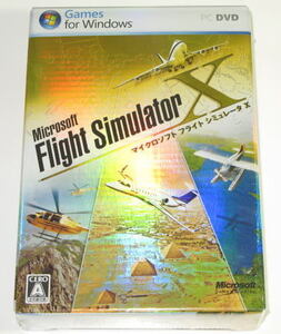 マイクロソフト フライトシミュレータX Microsoft Flight Simulator X for Windows 未使用