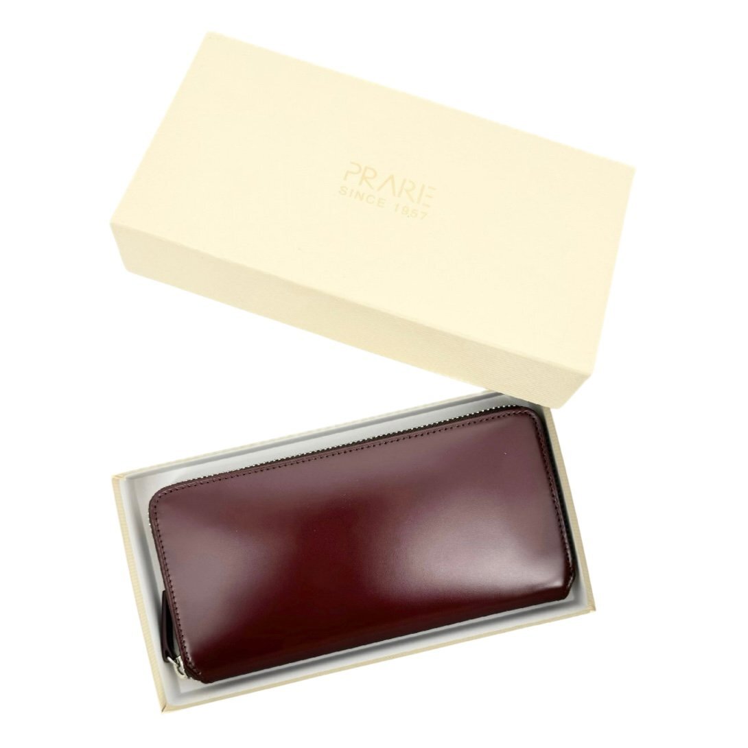 未使用 プレリー コードバン 財布 札入れ 未使用 PRARE コードバン 二つ折り財布 プレリー 純札入れ
