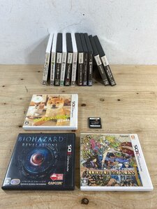 ニンテンドー 3DS 箱のみ/ソフト バイオハザード リベレーションズ コードオブプリンセス ドッグズ&キャッツ DS フロントミッション2089