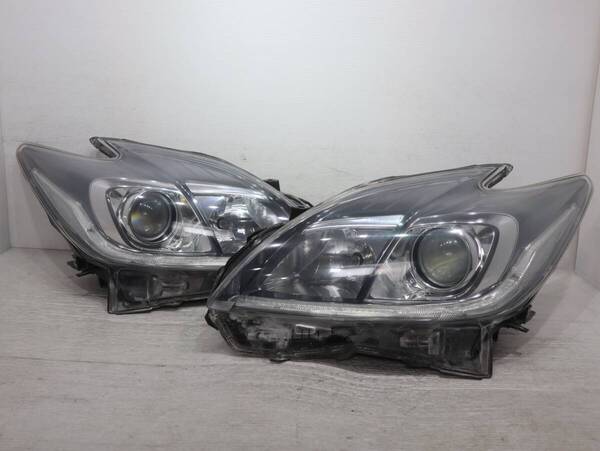 後期 【コーティング済】 HID キセノン KOITO 47-52 管理BR58-23 プリウス 30系 ZVW30 ヘッドライト 左右