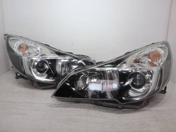 破損無し 【コーティング済】 後期 ブラック HID キセノン KOITO 100-20061 BR59-6 レガシィ BR BM BR9 BM9 BRG BRM ヘッドライト 左右