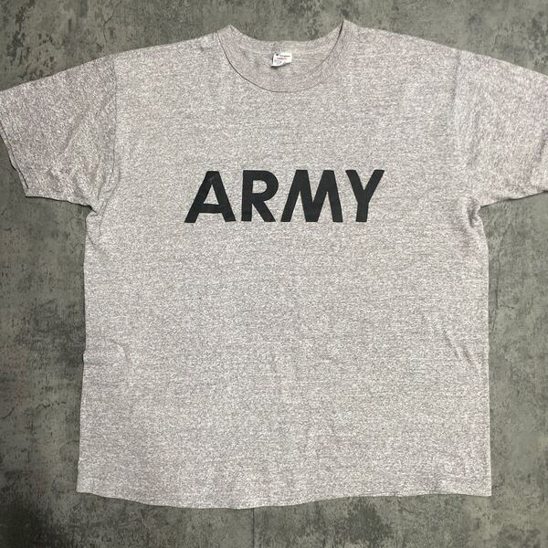 スペシャル 軍物 ARMY サイズ◎ 80s トリコタグ ビンテージ L チャンピオン Tシャツ アメリカ製 USA