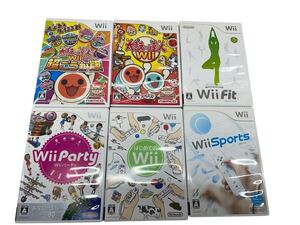 Wii ソフト Nintendo 任天堂 太鼓の達人 超ごうか版 フィット はじめてのWii Wiiスポーツ パーティ