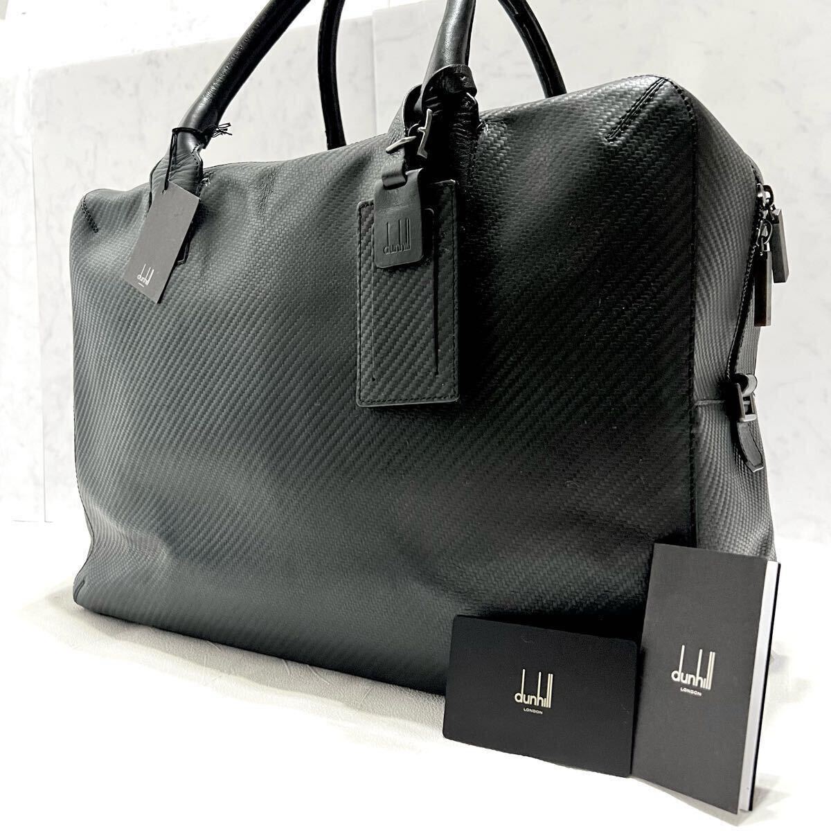 dunhill/シャーシ ボストンバック カーボン ブラック/ L3J220A Yahoo!オークション -「ダンヒル シャーシ バッグ」の落札相場