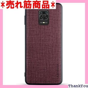 Xiaomi Redmi Note 9S ケース 生地 iaomi Redmi Note 9S Dark Red 70