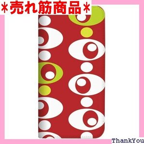 mitas ZenFone6 ZS630KL ケース 柄 レッド 486 NB-0063-RD/ZS630KL 477