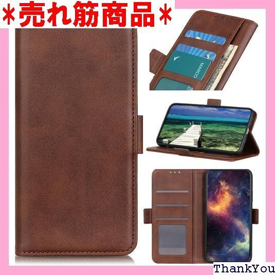 For OPPO A79 5G 対応 ケース 手帳型 グネット式 GENERAL カラー:ブラウン BROWN 195