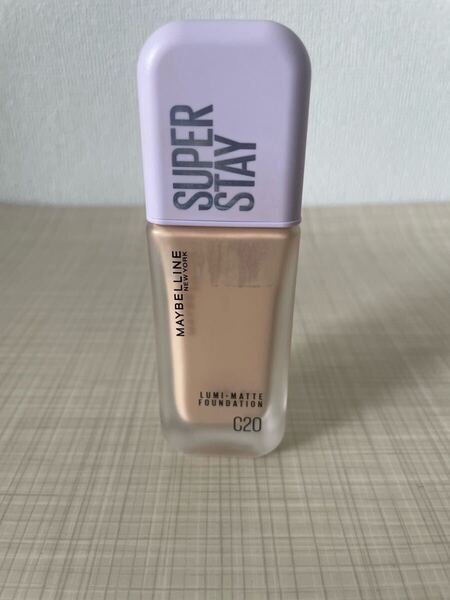 即決!USED■メイベリン MAYBELLINE NEW YORK スーパー ステイ ルミマット リキッド ファンデーション C20■