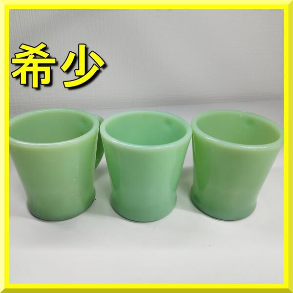 ファイヤーキング ジェダイ Dハンドル マグカップ USA グリーン ミルクガラス アメリカ Jadeite 緑 Fire King ビンテージ マグ コー yf260