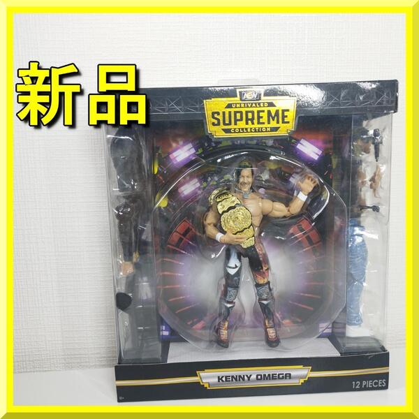 AEW WWE ケニーオメガ シュプリーム チャンピオンベルト Kenny Omega 海外 プロレス 新品 日本未発売 フィギュア yf263
