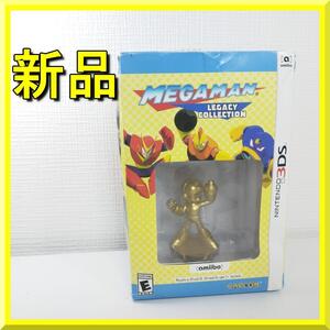 ロックマン レガシー コレクション ゴールド アミーボ 3DS Gold Amiibo 任天堂 Mega Man 新品 コレクターズ エディション Legacy Co yf356